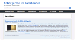 Desktop Screenshot of abhoergeraete.info